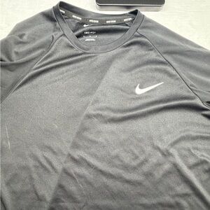 Nike Swim Men's Charcoal Dri-FIT Tee